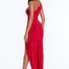 Lotus Garden Maxi Dress - Red