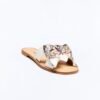 Maldives Bow Slip On Sandals - Tan