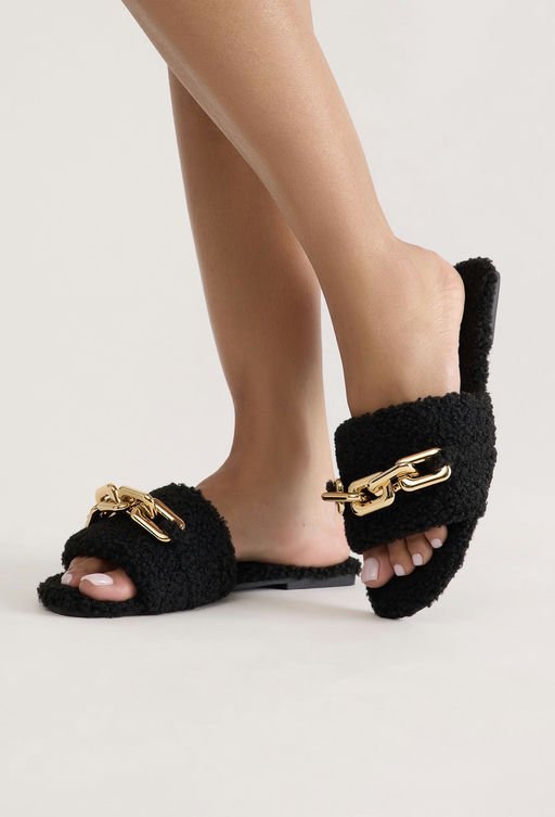 Grady Shepra Hardware Sandals - Black
