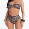 Around Me 2pc Bandeau Bikini - Olive