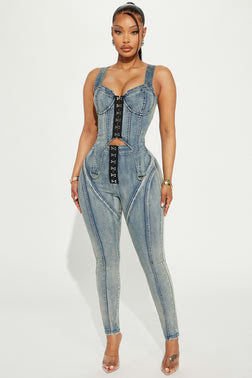 MC-0092 Back To You Stretch Skinny Jeans - Vintage Wash