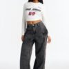 Widely Known Cargo Jeans - Grey