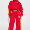 Chiefs Second Half Come-Back Wide Leg Pant - Red