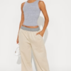 Ryder Fleece Lounge Pant - Stone