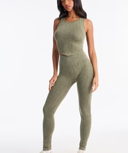 Easy Days Seamless Legging Set - Olive