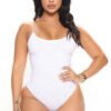 Just Like That Cami Bodysuit - White