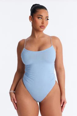Just Like That Cami Bodysuit - Ice Blue