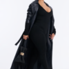 Carolina Ribbed Plunge Neck Catsuit - Black Carolina Ribbed Plunge Neck Catsuit - Black