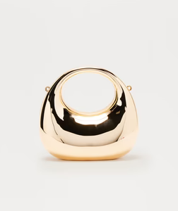 My Mini Me Metal Clutch - Gold