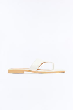 Miro Flip Flop Sandals - White